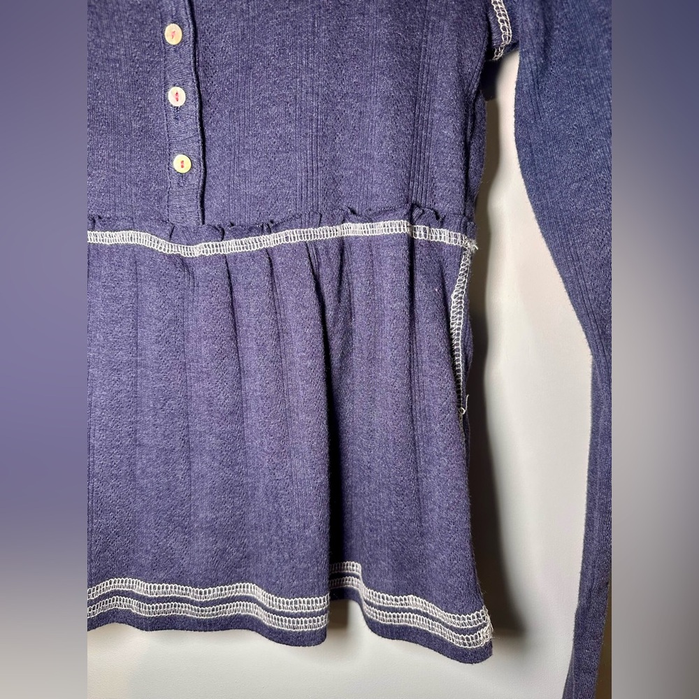 Babydoll Henley Top - Picture 5 of 6